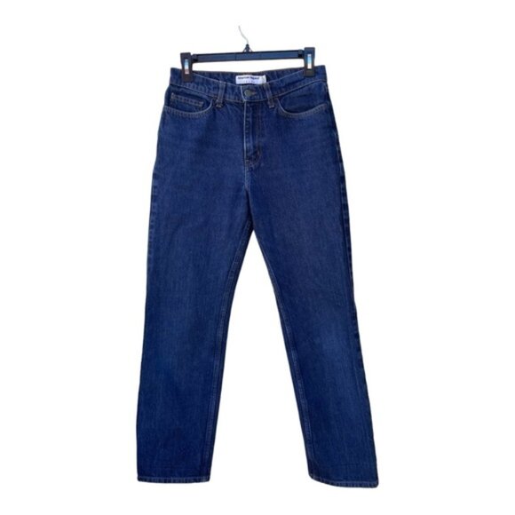 American Apparel Women’s Classic Straight Leg Jean Indigo Rinse Size 27 - Picture 1 of 11